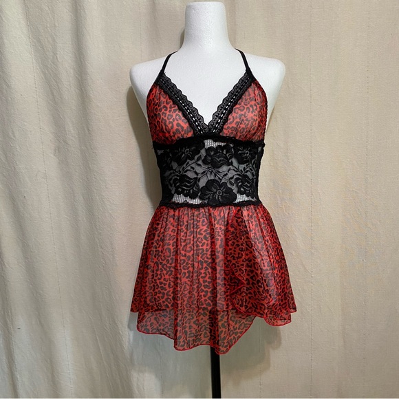 Dreamgirl Draped Fringe Chemise